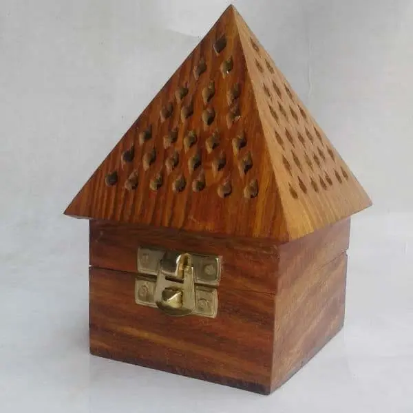 Wooden Incense House Box — Handcrafted Export Product by NXTGENEXPORTS, Moradabad